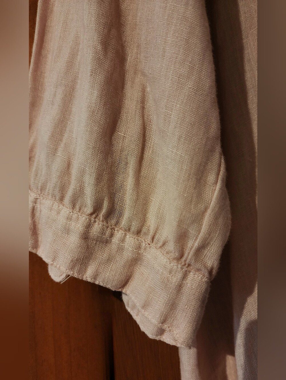 CP Shades Pink Linen Tunic Top - Picture 3 of 10